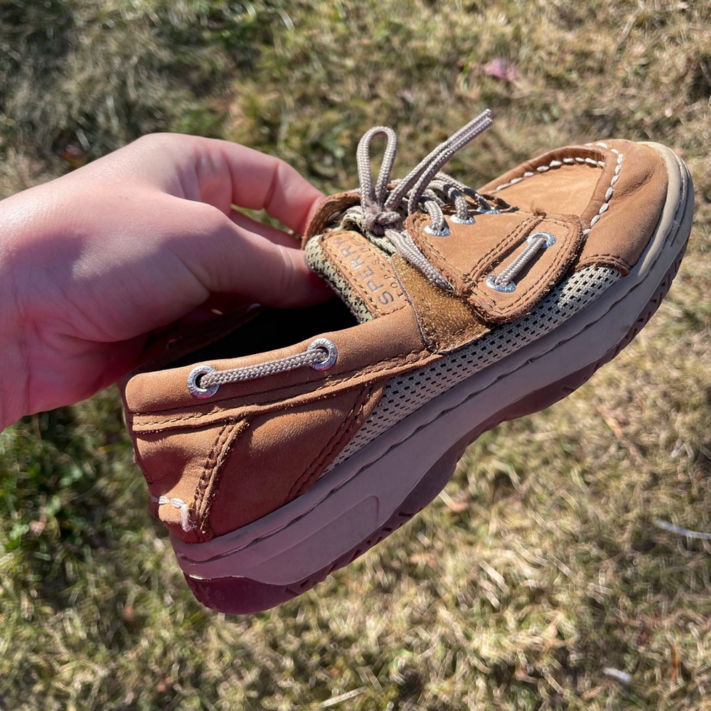 Boys Sperry boat shoes size 12W